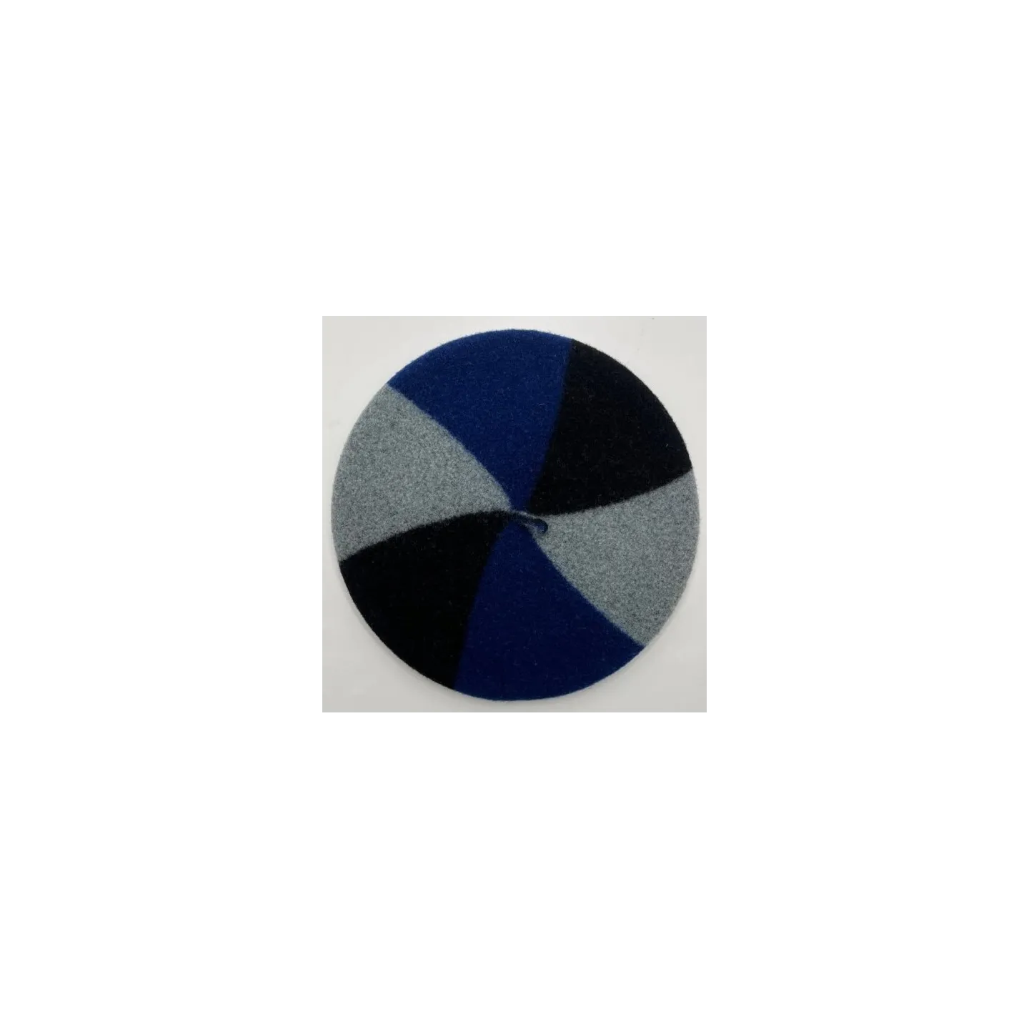 Béret Enfant Trio Bleu Noir & Gris - Le Béret Français