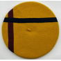 Classic Mustard Yellow Ribbons Beret - Le Béret Français