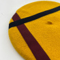 Classic Mustard Yellow Ribbons Beret - Le Béret Français