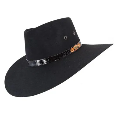 Black Territory Fur Felt Hat - Akubra Reference: 9720 | Traclet Hat Shop