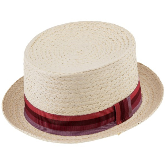 Niccolò Straw Semi Top Hat - Traclet