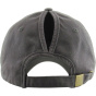 Women's Grey Baseball Cap with Ponytail Opening - Traclet