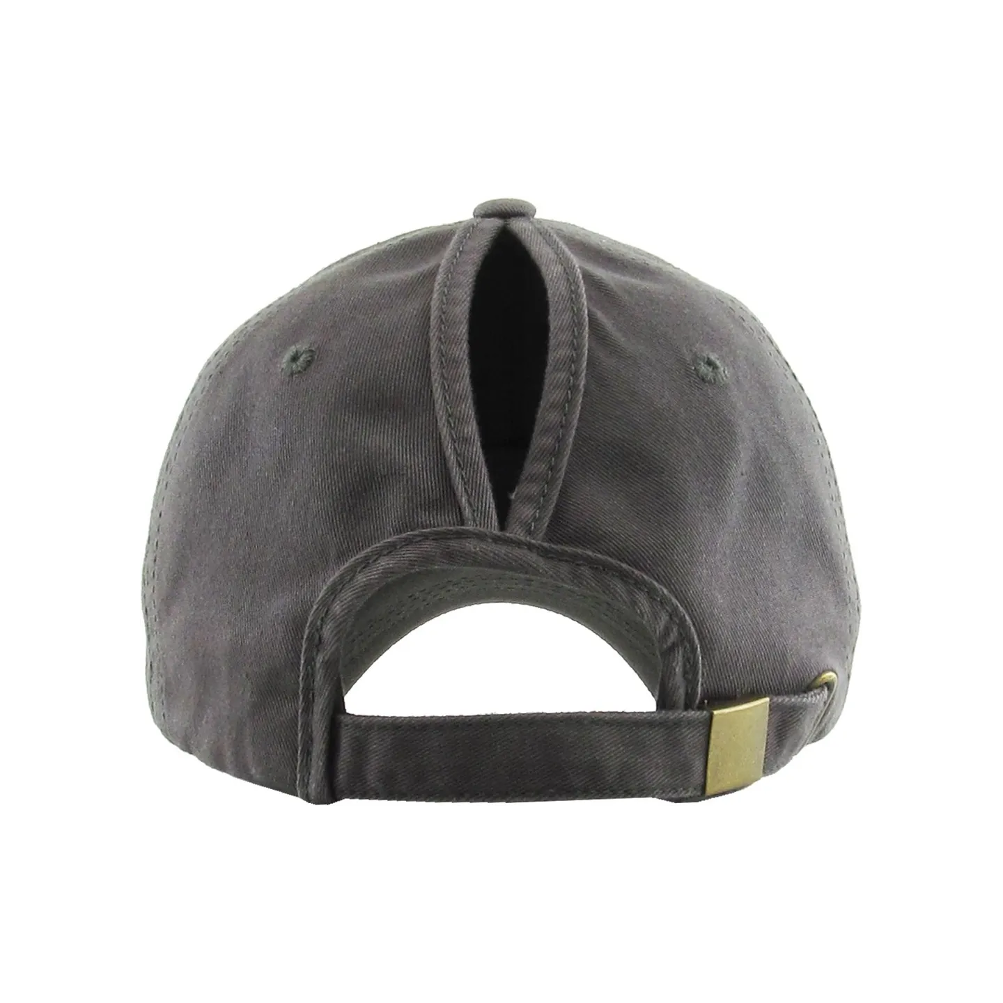 Casquette Baseball Femme Ponytail Grise- Traclet  Reference : 19986| Chapellerie Traclet