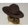 Chapeau Scout Montana Feutre Laine Marron - Bailey  Reference : 20007| Chapellerie Traclet