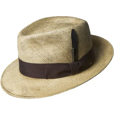 Natural Aged Panama Tessier Fedora Hat - Bailey Reference: 20009| Traclet Hatters