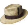 Chapeau Fedora Tessier Panama Naturel vieilli - Bailey