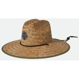 copy of Paradise Island Traveler Crest Sun Straw Hat - Brixton