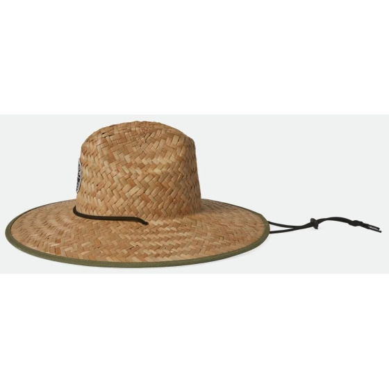 Traveller Crest Lifeguard Sun Straw Hat - Brixton
