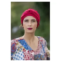 Turban Chimiothérapie Samra Rouge -  Traclet