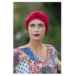 Samra Red Chemotherapy Turban - Traclet