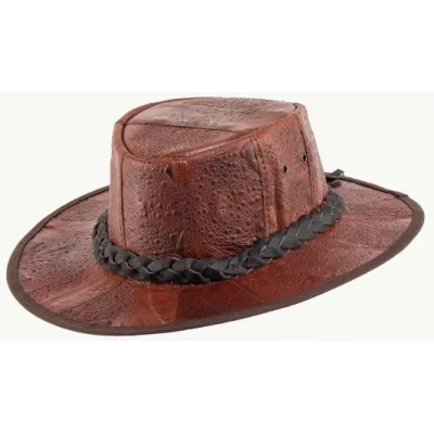 Chapeau Traveller Outback Cuir De Crapaud - Scippis Reference : 20022| Chapellerie Traclet