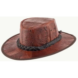 Traveller Outback Toad Leather Hat - Scippis