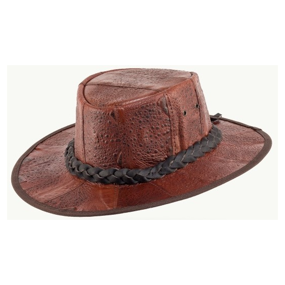Traveller Outback Toad Leather Hat - Scippis