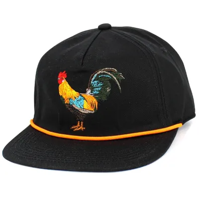 Black Rooster Trucker Cap - Traclet ref 20027 traclet hat shop