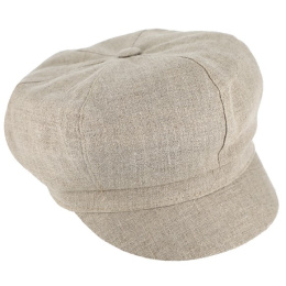 Gavroche Costanza Linen Cap in Beige upf 50+ - Traclet