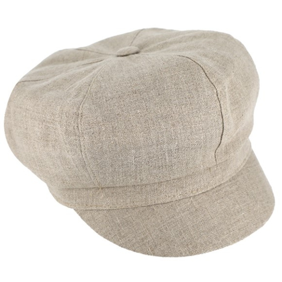 Casquette Gavroche Costanza Lin Beige upf 50+  - Traclet