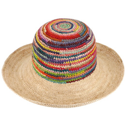 Natural Raffia Mirabella Wide Brim Hat - Traclet