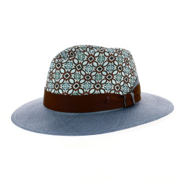 Blue Traveller Pierrot Panama Hat - Alfonso d'Este