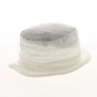 Plain linen bucket hat