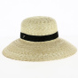 Monique Couture Wide-Brimmed Natural Straw Hat - Flechet