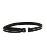 Brown buckle-free belt made in France Reference: 20061 | Traclet Hat Shop