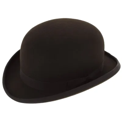 Brown Wool Felt Bowler Hat - Traclet Reference: 7510 | Traclet Hat Shop