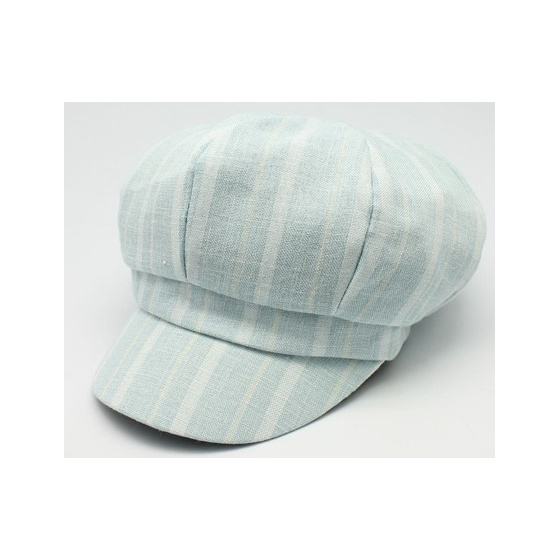 Light Blue Daniela Newsboy Cap - Traclet