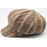Brown Daniela Newsboy Cap - Traclet ref 20079 traclet hat shop
