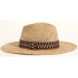 Traveller Hat Galon Paille Large Borders - Traclet