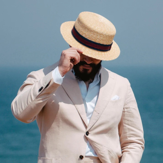 Canotier Dresden Paille Naturelle Canotier Dresden Paille Naturelle