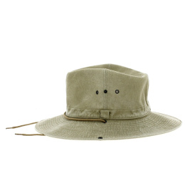 Beige Mozambique cotton safari hat