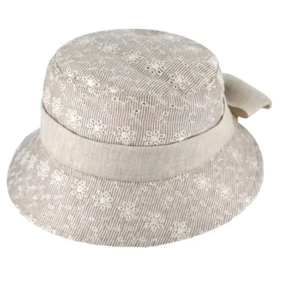 Stella Cotton Cloche Hat - Traclet Reference: 20113| Traclet Hatmakers