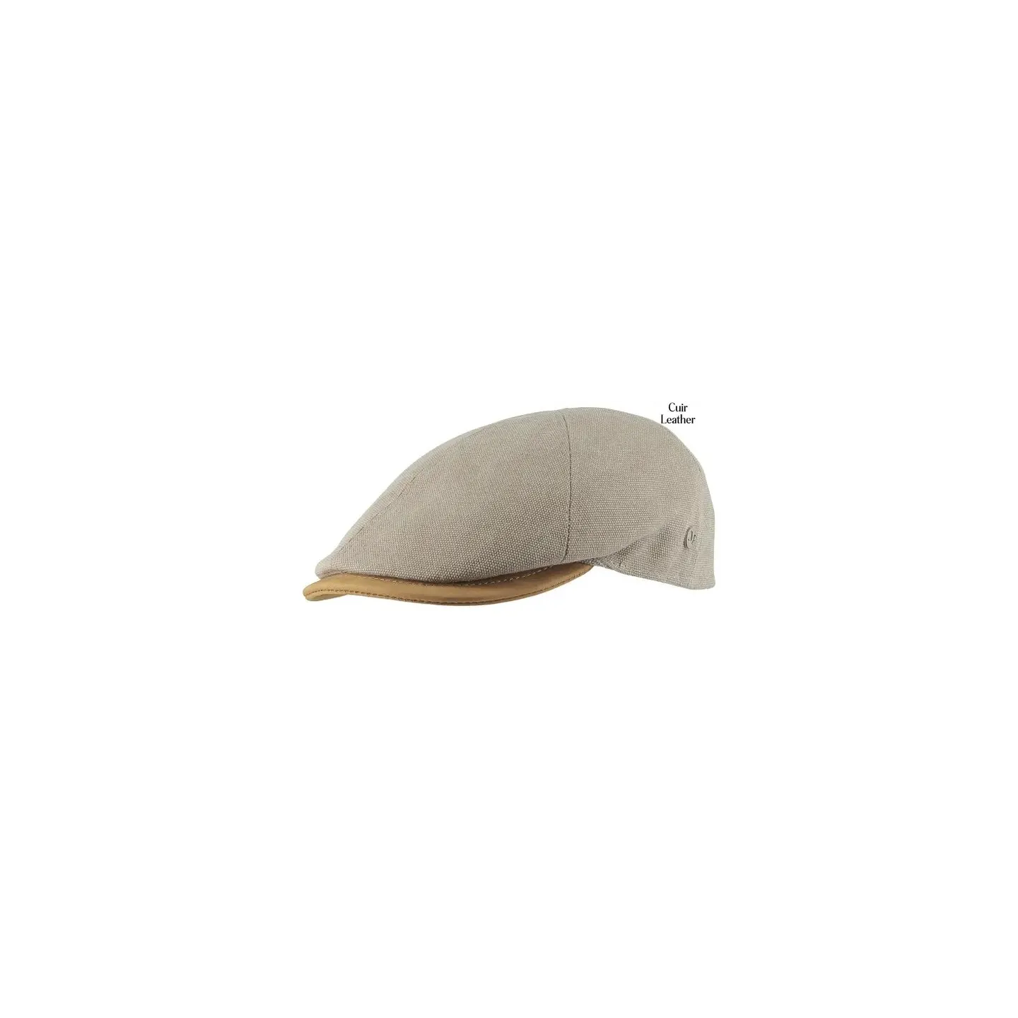 Casquette Alvize Bec de Canard Coton Beige - Flechet