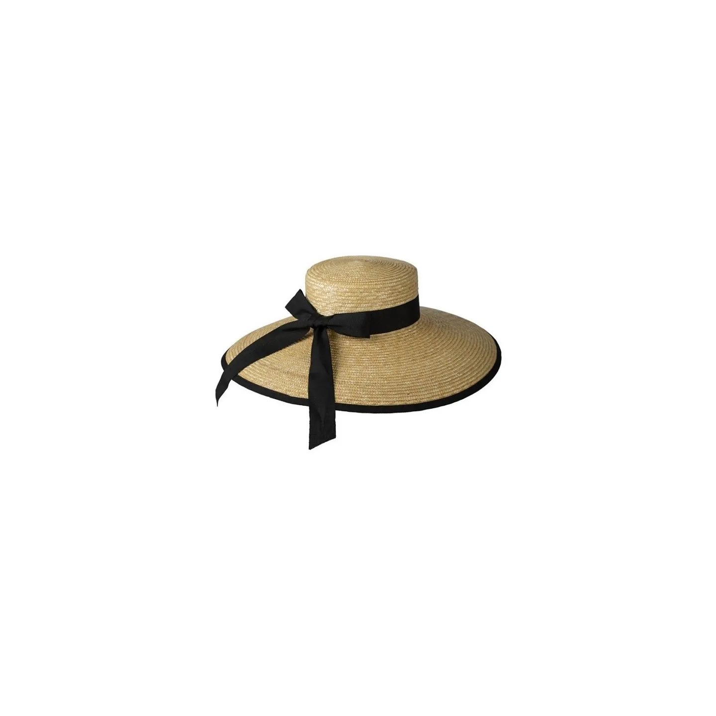 Capeline Carla Fond Plat Paille - Traclet  Reference : 11782 | Chapellerie Traclet