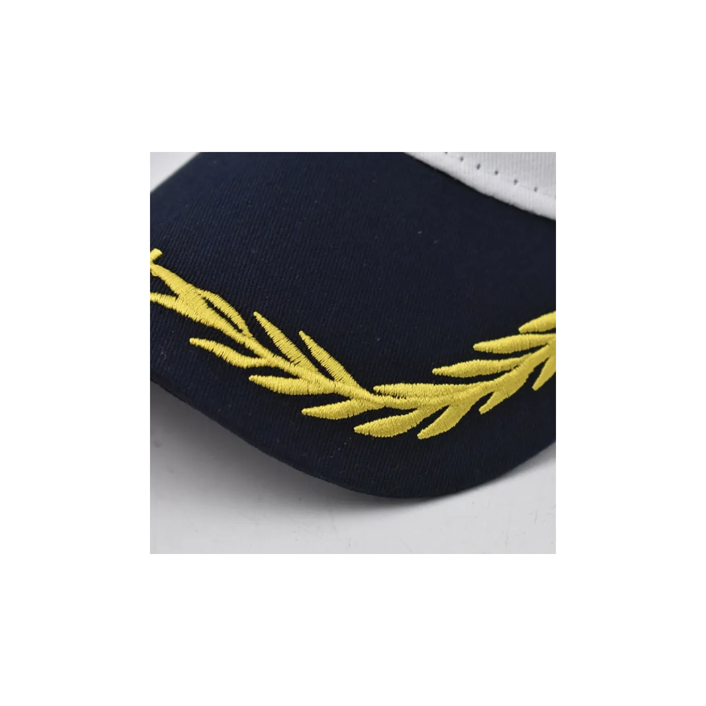 baseball cap visor Captain Cotton White - Traclet