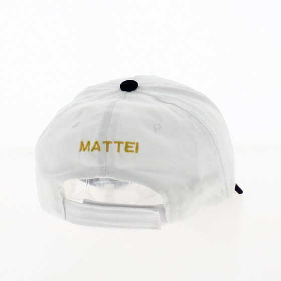 Personalized White Cotton Captain Baseball Cap - Traclet