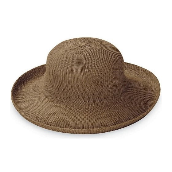 White Suede Breton Wide Brim Hat UPF50+ - House of Ord