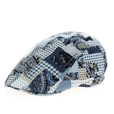 Casquette Plate Cellieu Bleue- Fléchet Reference : 9597 | Chapellerie Traclet