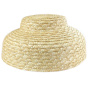 Hepburn Braided Straw Cloche Hat - Traclet