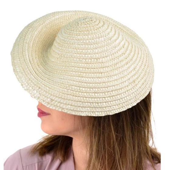 Bruna Ivory Headband Ceremonial Hat - TRACLET