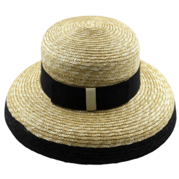 Valentina Straw Cloche Hat - Traclet