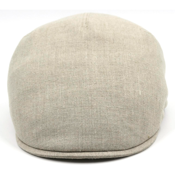 Villemontais Flat Cap UPF 40+ UV Protection Linen Beige - Traclet Villemontais Flat Cap UPF 40+ UV Protection Linen Beige - Traclet