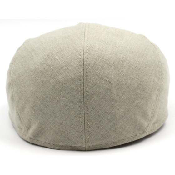 Casquette Plate Villemontais Lin Anti UV UPF 40+ Beige - Traclet Casquette Plate Villemontais Lin Anti UV UPF 40+ Beige - Traclet