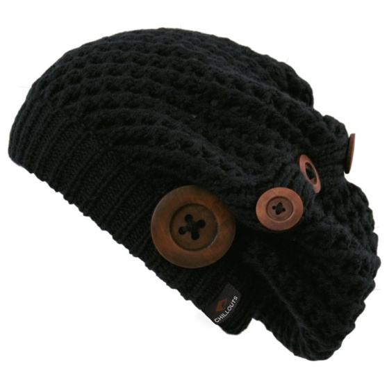 Nelly Tricot Beret Black - Traclet