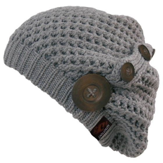 Nelly Grey Knit Beret - Traclet