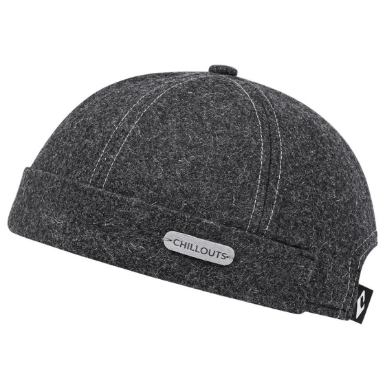 Docker Todd Wool Anthracite Beanie - Traclet