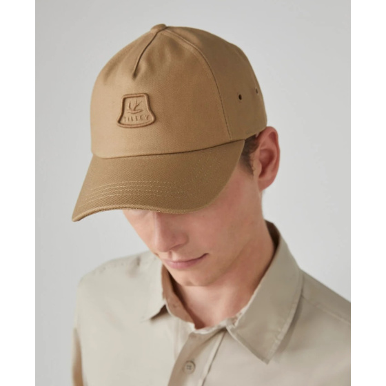 Khaki Cotton Baseball Cap - Tilley