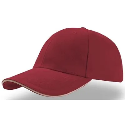 Burgundy baseball cap - cap store Reference: 6818 | Chapellerie Traclet