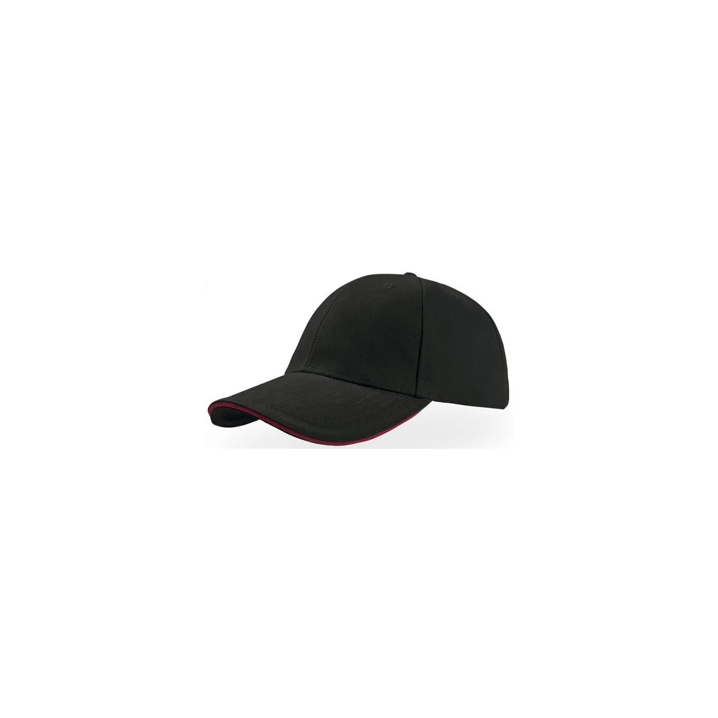 CASQUETTE BASEBALL LIBERTY NOIRE ET ROUGE