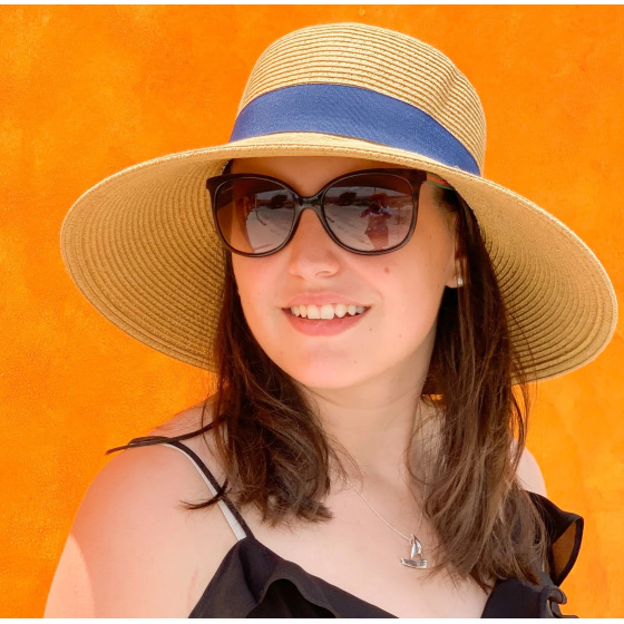 Amalfi Sun Protection Hat Navy Paper Straw - Traclet